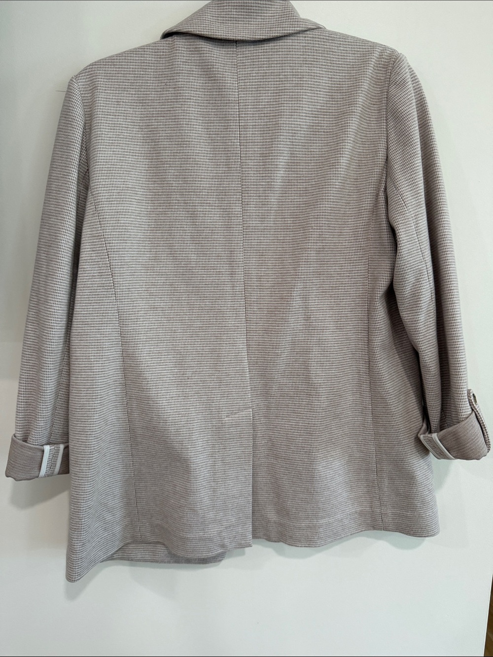 Ann Taylor Light Taupe Textured Blazer - Picture 3 of 3